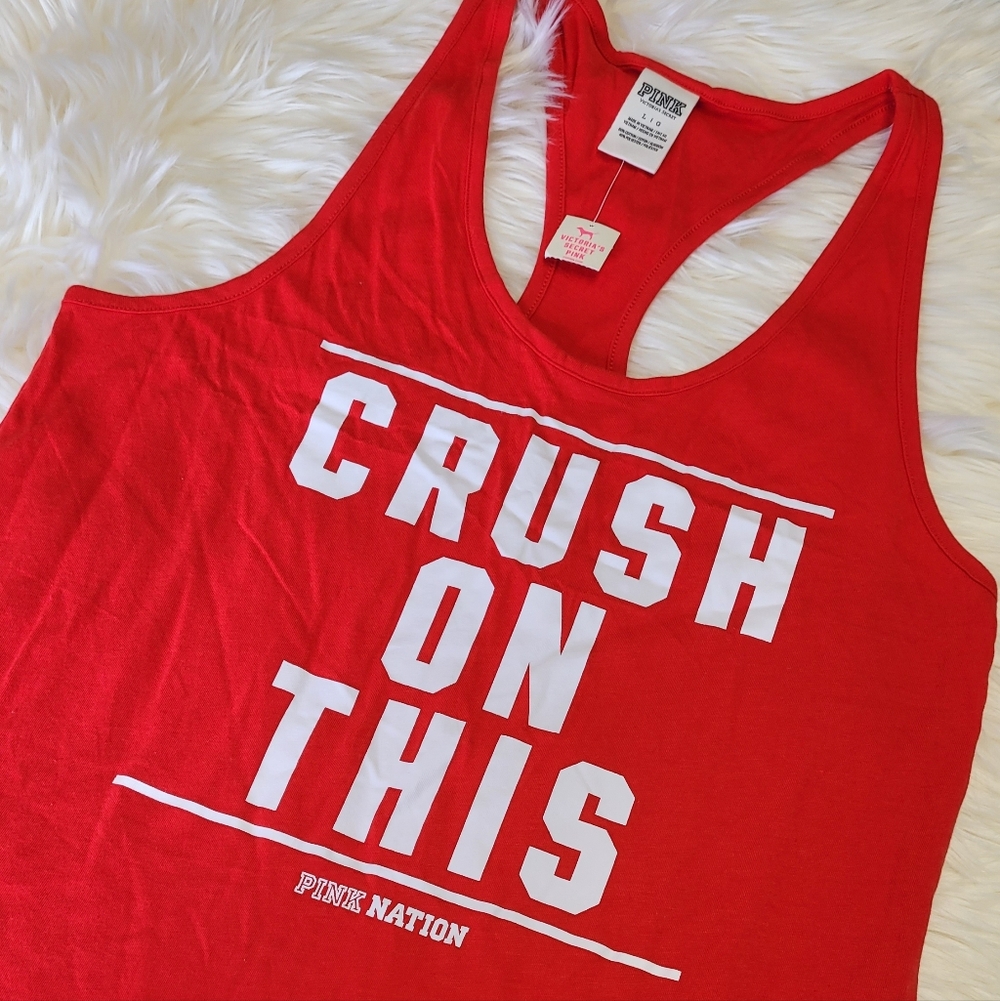 NWT PINK Victoria Secret Tank Top